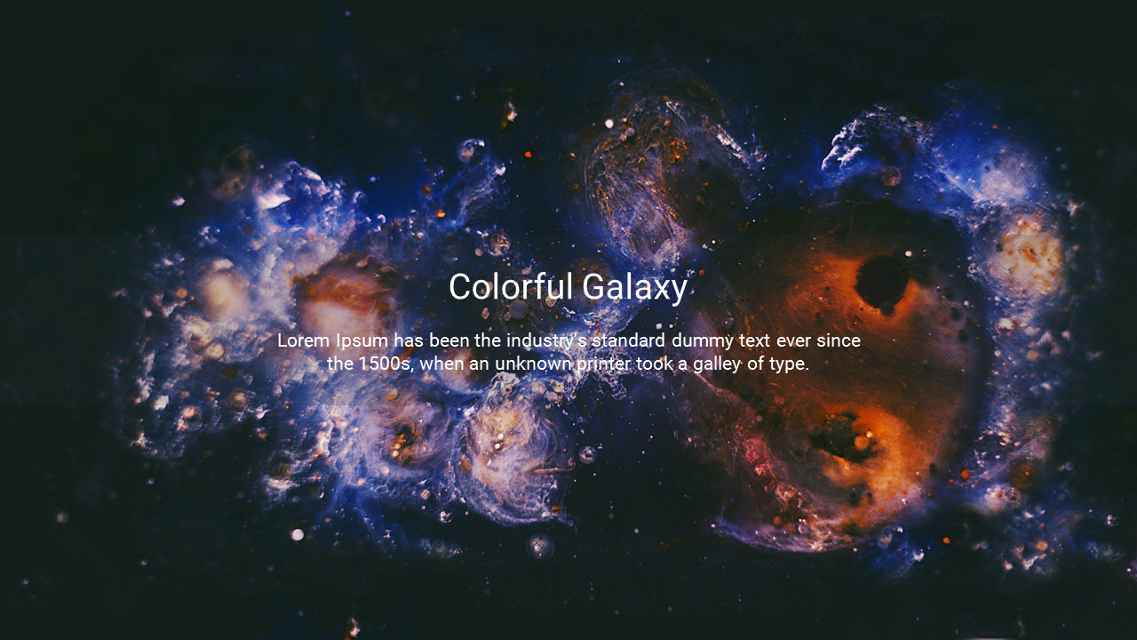 Colorful Galaxy